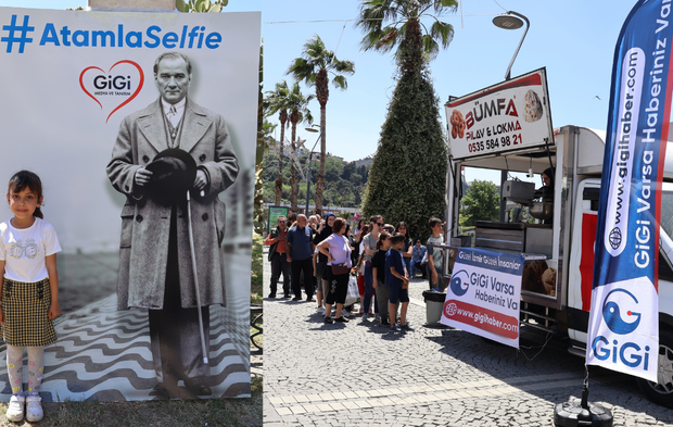 GiGi Haber'in "Atamla Selfie" Etkinliği Büyük İlgi Gördü