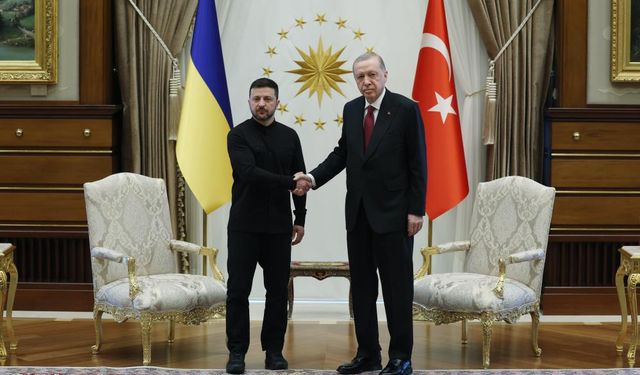 Erdoğan, Ukrayna Devlet Başkanı Zelenskiy ile Görüştü