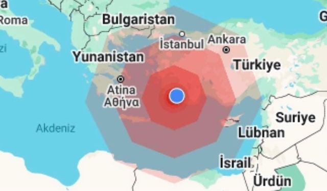 Marmaris'te 5.8 Büyüklüğünde Deprem: