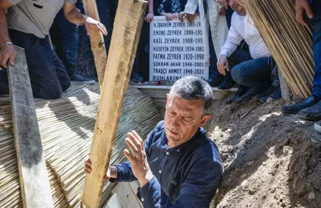Özgür Özel, Zeyrek’in Tabutunu Mezara Kendi İndirdi